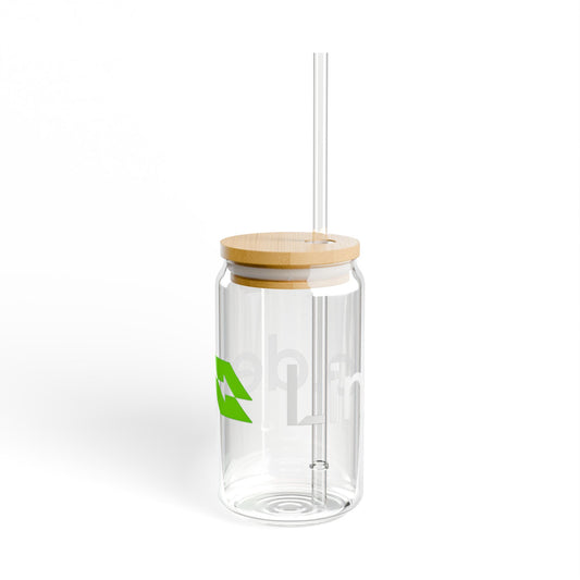 Lingo.dev Sipper Glass with Bamboo Lid