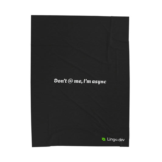 Lingo.dev Plush Blanket