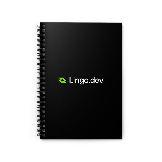 Lingo.dev Spiral Notebook - Ruled Line