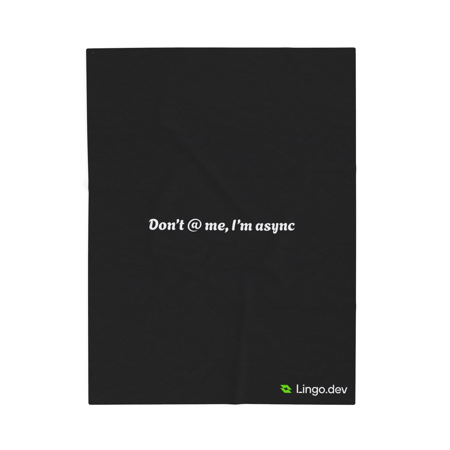 Lingo.dev Plush Blanket