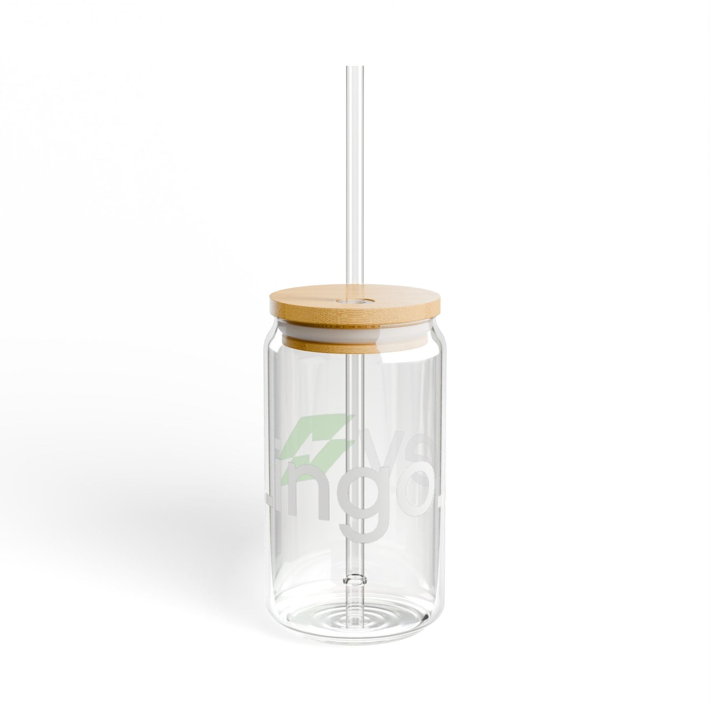Lingo.dev Sipper Glass with Bamboo Lid