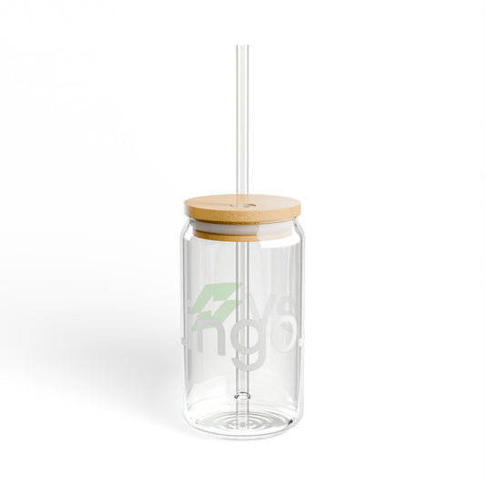 Lingo.dev Sipper Glass with Bamboo Lid