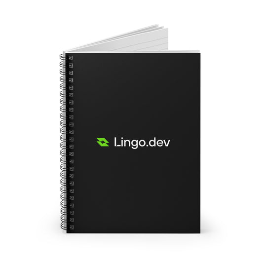 Lingo.dev Spiral Notebook - Ruled Line